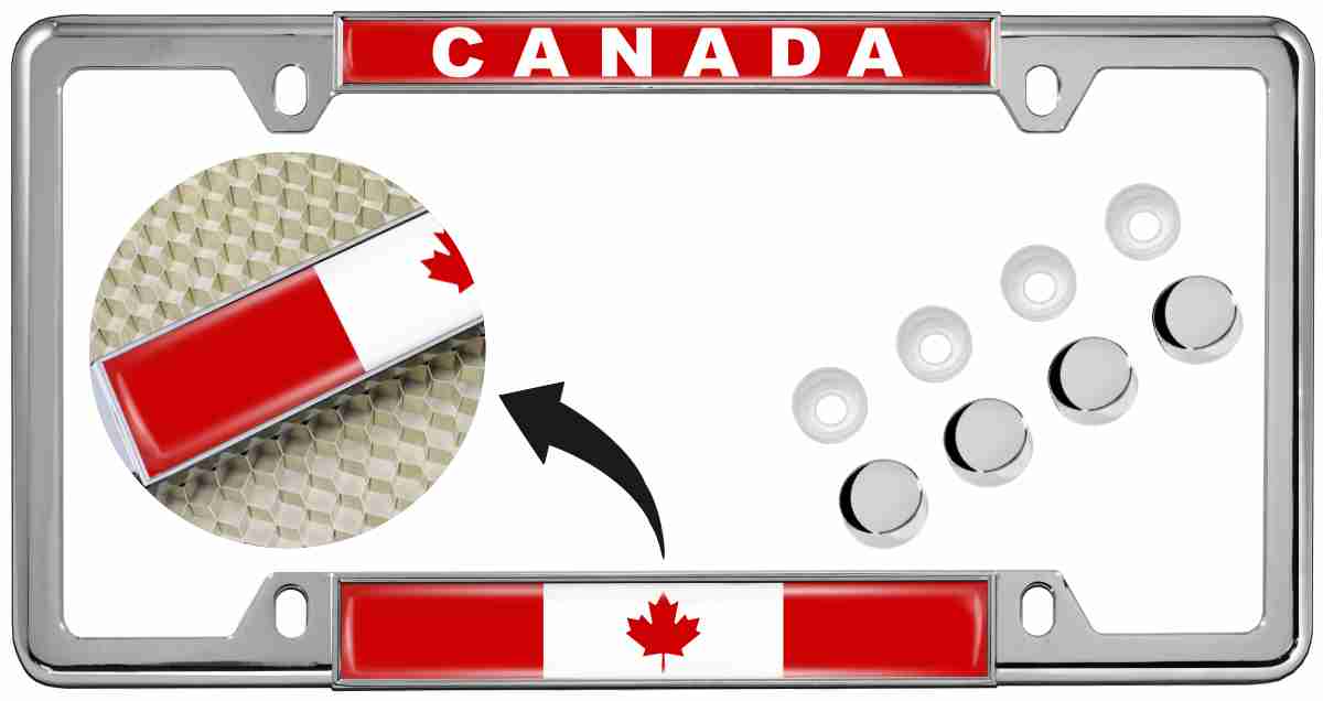 Canada Flag Best License Plate Frames